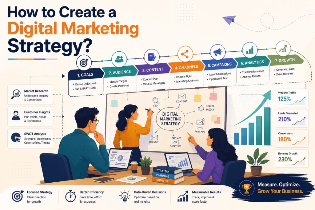 how to create digital marketing strategy