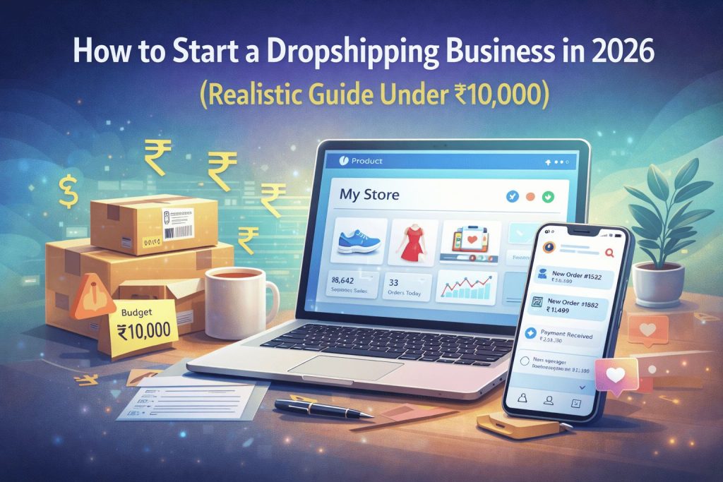 start dropshipping business india 2026