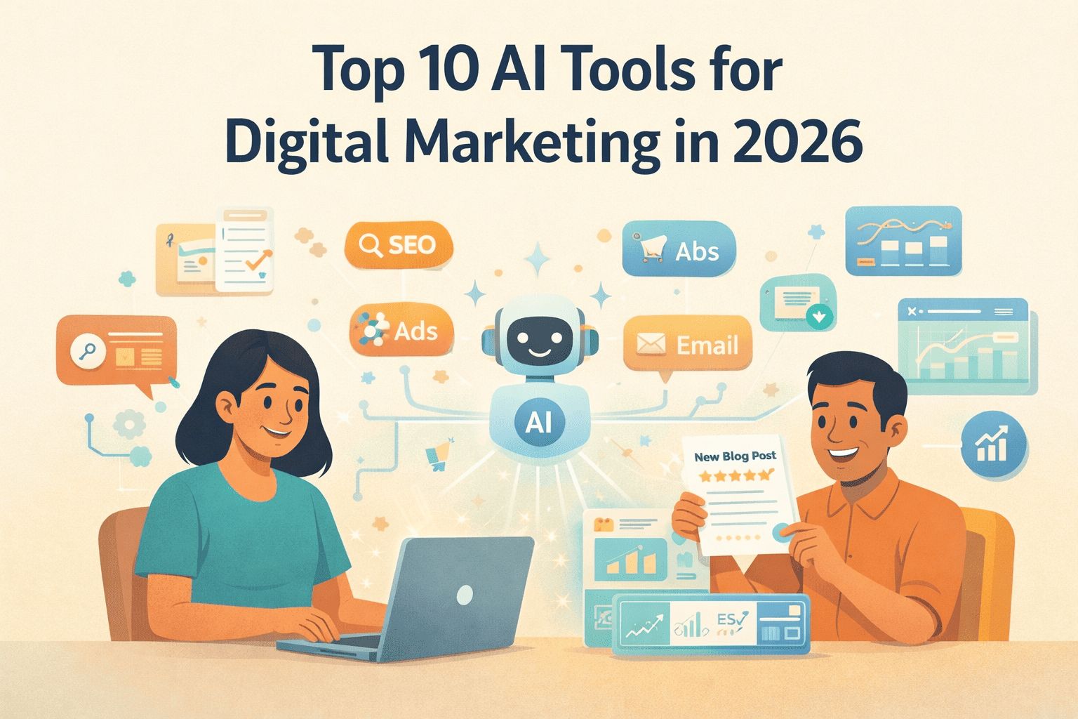 10 Best AI Tools for Digital Marketing in 2026 (Tested)