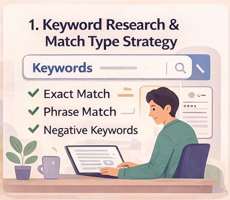 Keyword Research and Match Type Strategy