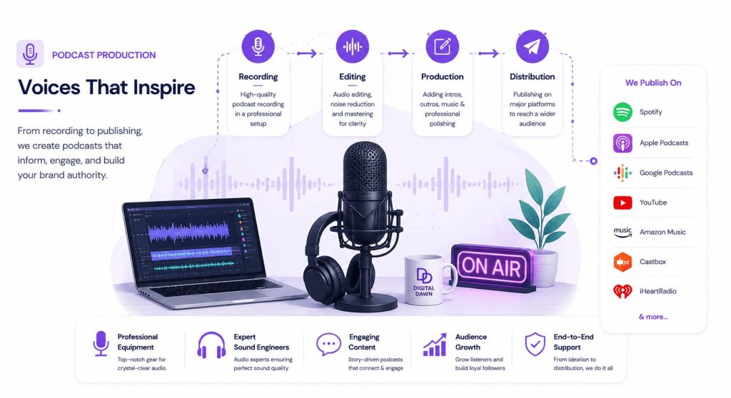 professional podcast production