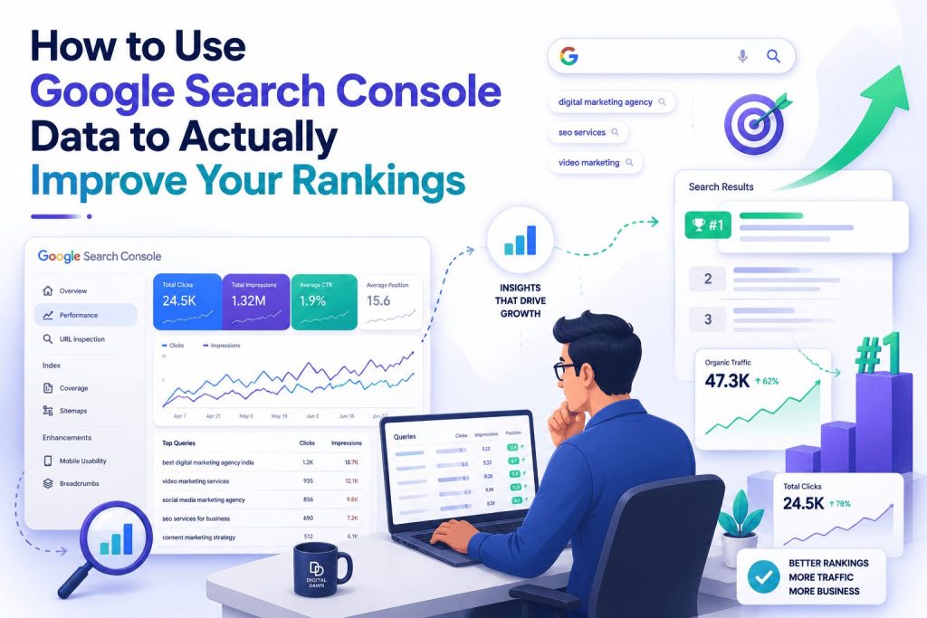 how to use google search console to improve google rankings