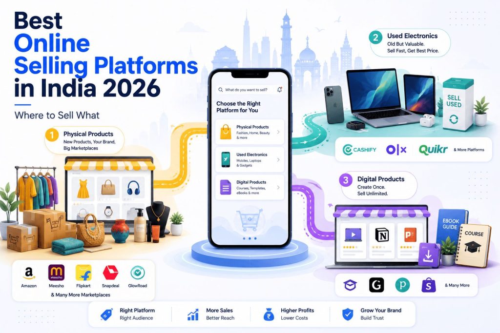 best online selling platforms india 2026