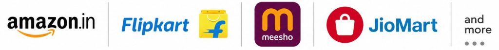 Ecommerce stores india brand logos