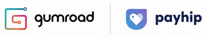 gumroad, payhip