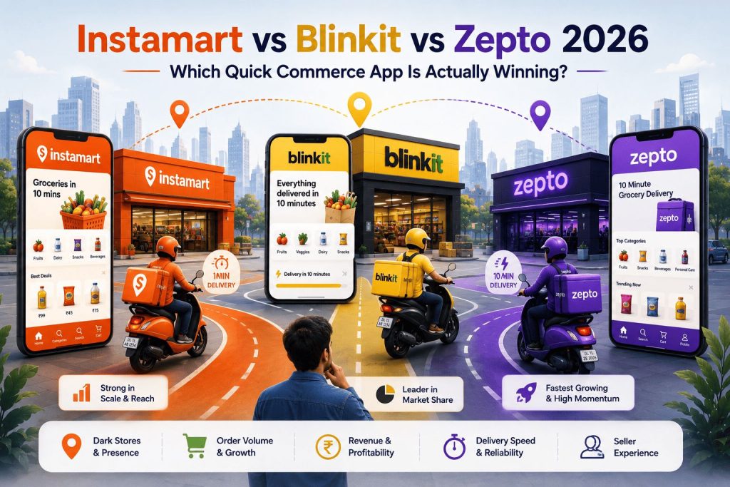 Instamart vs Blinkit vs Zepto 2026