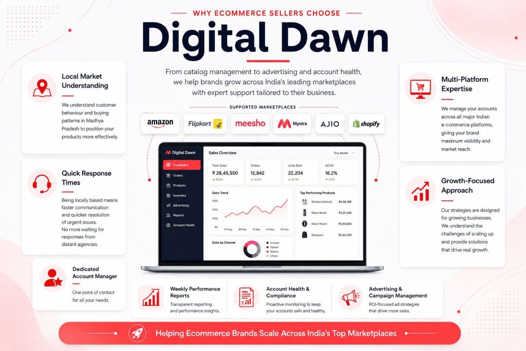 why choose digitaldawn for ecom account management
