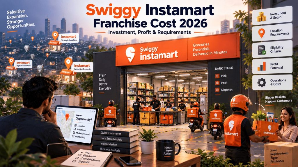 instamart franchise cost